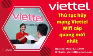 Thủ tục hủy mạng Viettel